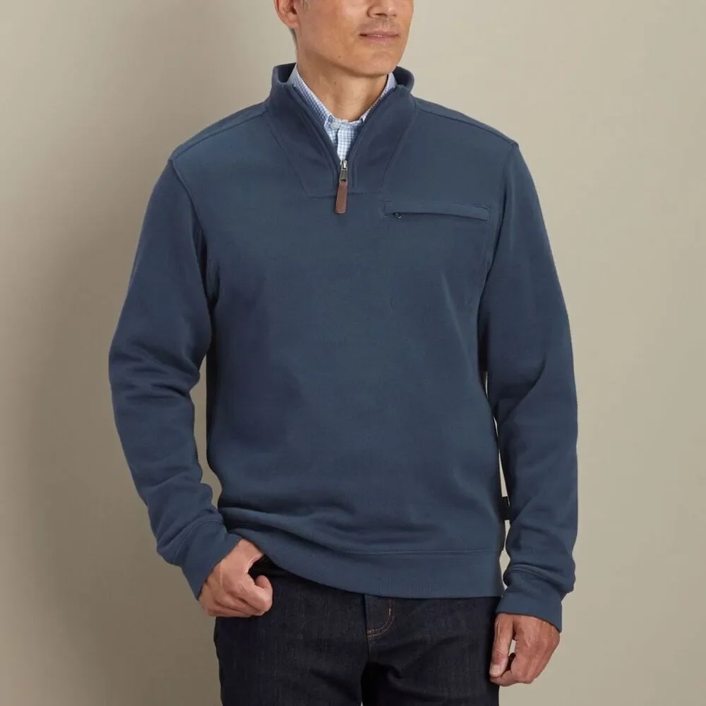 Duluth NWOT Men's Class Act Rib 1/4 Zip Mock size XXL